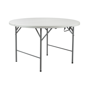 Mesa Plegable Redonda para Catering Efecto Granito 120x74cm Thinia Home