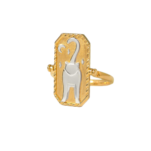 Meowdy Cat Mood Ring (R 1/2 (UK))