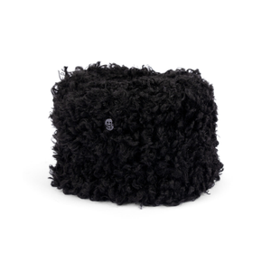 Sooty Puff - Black Calpac Hat (L)