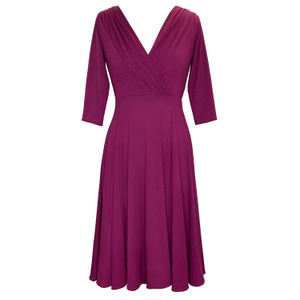 Annie Dress In Plum Wine (M/L)