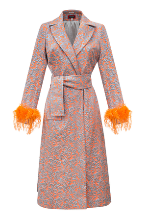 Orange Jacqueline Coat (S)