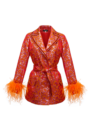 Red Jacqueline Jacket (XL)
