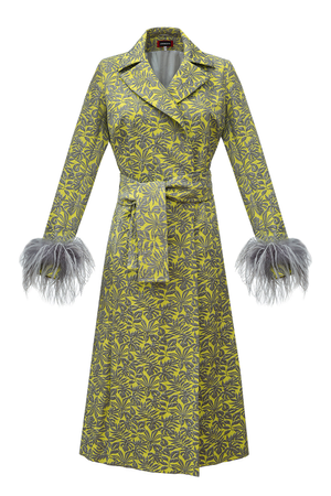 Yellow Jacqueline Coat (L)