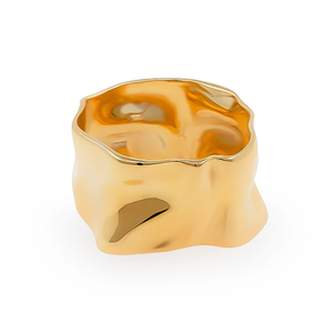 Gold Wave Ring (S (UK))
