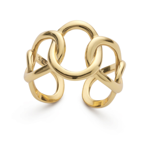 Gold Chain Link Ring (one size)
