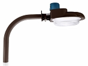 120W Vontair Series - LED Barn Light | With Arm Mount & Photocell, Color Selectable 30K/40K/50K, DLC Premium 5.1, Brown