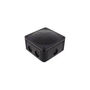 Wiska 10060648 Combi 607 110mmx110mmx66mm Junction Box Black Empty