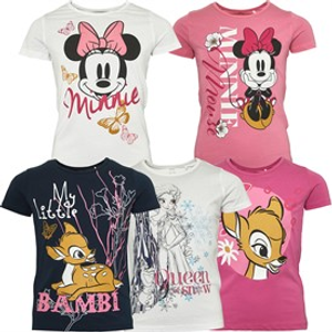 Disney Girls Resa Five Pack T-Shirts Multi 5