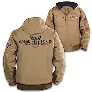 Salute To The U.S. Navy Men's Jacket Size Large (42-44)