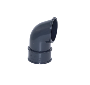 Aquaflow Anthracite Grey Round Guttering Downpipe Shoe - 112mm