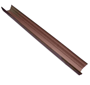 Aquaflow Brown Ogee Gutter - 135mm x Length 4m