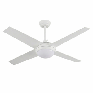 Ventilador de Techo con Luz 4 Aspas 56W 6 Velocidades Montana Blanco Thinia Home