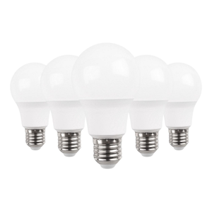 Pack 5 Bombillas LED Estándar E27 9W Equi.60W 806lm 4000K 15000H Primer Leader Pro