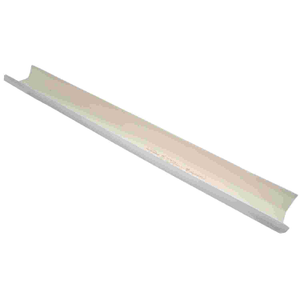 Aquaflow White Square Gutter - 114mm x Length 2m