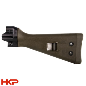 HK33, HK53, HK93 A2 Fixed Buttstock - Surplus - Dark OD Green