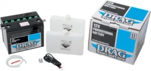 Drag Specialties Battery Drag CHD4-12 1965-1984 HD Big Twin Models (DHD4-12FP-EU)