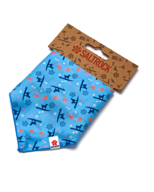 Paw Print Pet Bandana in Blue