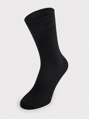 Black Soft Top Bamboo Socks