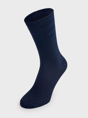 Navy Soft Top Bamboo Socks