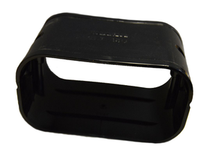 Inaba 75mm Connection Piece Slimduct Trunking Black