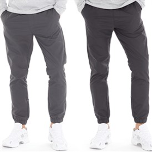 French Connection Mens Two Pack Cuffed Tech Cargo Pants Black/Charcoal