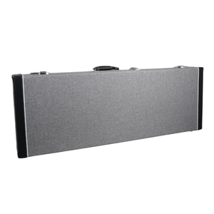 Sky Premium Electric Guitar Hard Case, Silver with Black Plush Interior