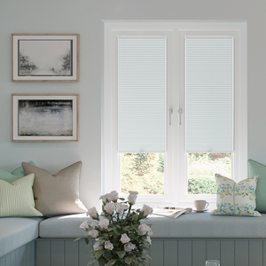 Umbra (Blackout), Ice Blue - Stick Fit Honeycomb Blind