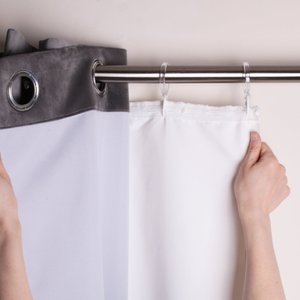 Curtina Eyelet Blackout Lining Ready Made Eyelet Curtains White