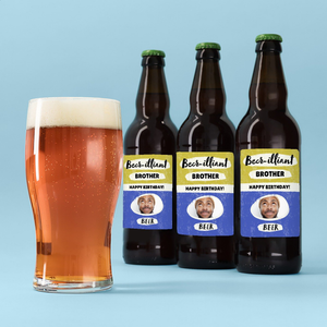 Happy Birthday Beer-illiant Brother Beer Trio 3x500ml