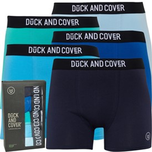 Duck And Cover Mens Chiller Five Pack Boxer Shorts Assorted