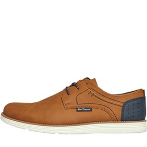 Ben Sherman Mens Havana Shoes Tan/Navy