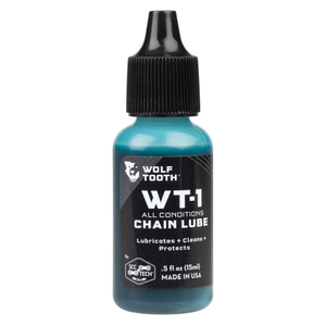 Wolf Tooth WT-1 Chain Lube For All Conditions 0. 5oz Blue 0.5oz