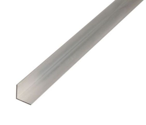 Angle Profile Anodised Aluminium Silver - 20 x 20 x 1.5 / 2m