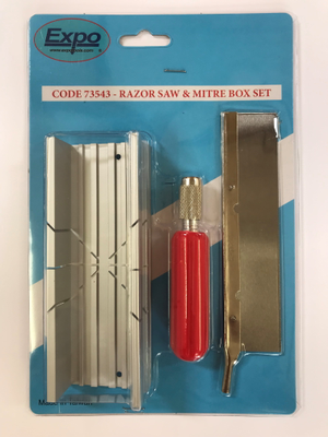 Razor Saw & Mitre Box Set