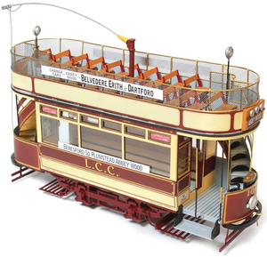 Occre 1/24 Scale London L.C.C.106 Double Decker Tram Model Kit