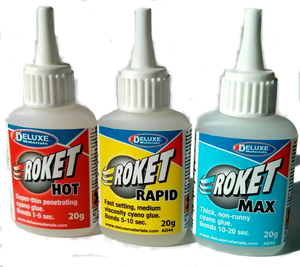 Deluxe Materials Roket Cyano Bargain Glue Pack