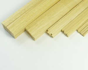 Obeche Stripwood Bundles of 10 - 3mm x 5mm