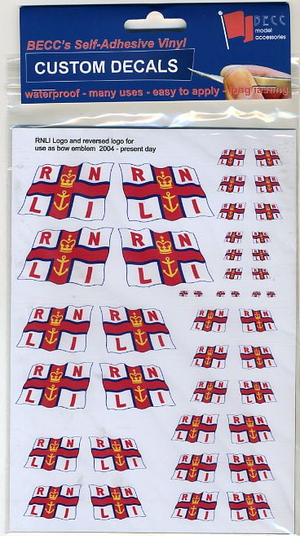RNLI Modern Logo Vinyl Flag