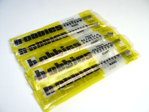 Yellow Label Fretsaw Blades Various Grades - 3M Medium Grade 20tpi (Pack of 12)
