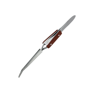 Expo Crosslock Tweezer - curved with insulated handle