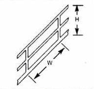 Plastruct Stair Rails