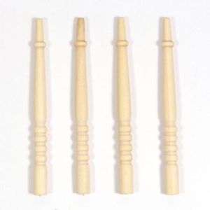 Staircase Bannister Spindles - Pack of 4 for 12th Scale Dolls House