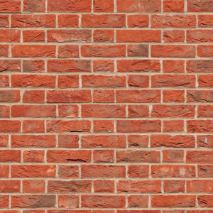 A3 Red Brick Flemish Bond Wallpaper for 12th Scale Dolls House
