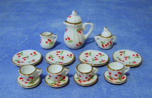 15 Piece Tea Set for 12th Scale Dolls House