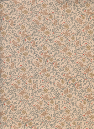 Birds and Berries Wallpaper for 12th Scale Dolls House
