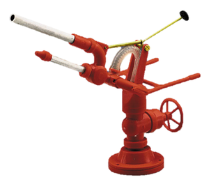 Working Fire Fighting Monitor