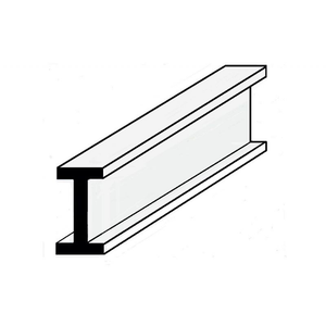 Plastruct I Beams - 5.6mm X 11.1mm X 375mm