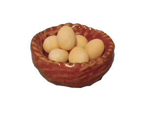 Basket With Eggs for 12th Scale Dolls House