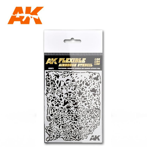AK Interactive Flexible Airbrush Stencil 1:20, 1:24, 1:35 Weathering AK9079
