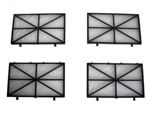 4 Cartucce Filtro a Trama Grossolana 100 Micron per Robot Piscina Maytronics Dolphin Pro X1 / Maximus 55 - 70 - 90 / Supreme M4 - M5 / M 250 – M 400 – M 500 / Explorer / Zefiro SF 40 – SF 50 – SF 60 / F 40 – F 50 – F 60 / 9991433-ASSY